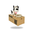 Front view of White Dog Money Box for kids at Teddy & CoFunland