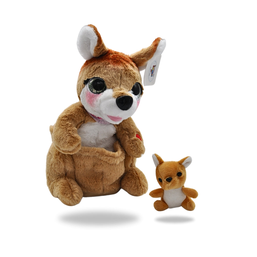 Back view of the Dancing Kangaroo with Baby