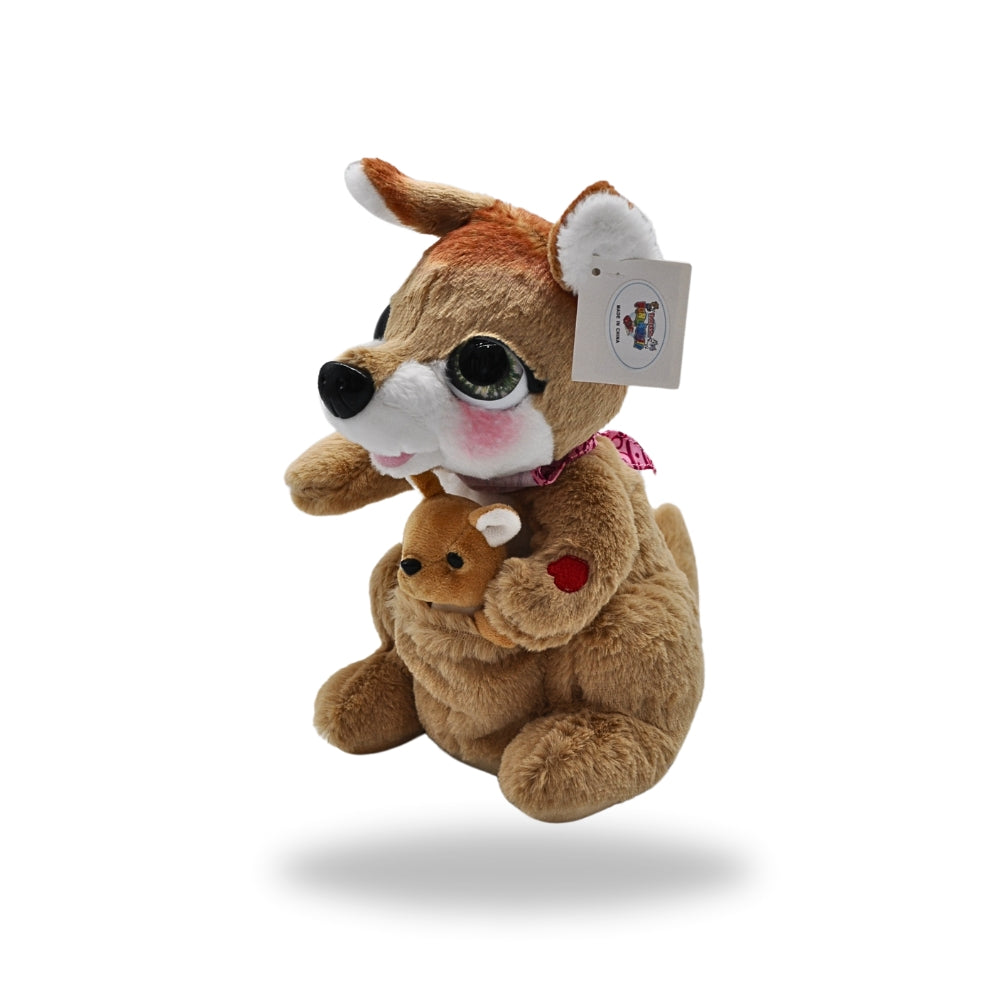 Left side view of the Dancing Kangaroo with Baby