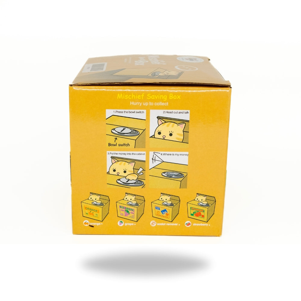 Cat Money Box in packaging at Teddy & CoFunland