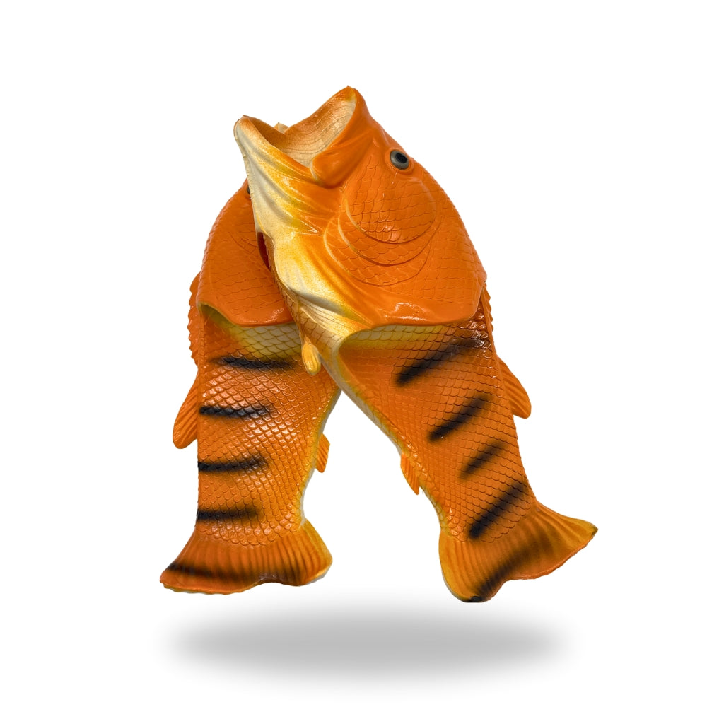 Fish Shoes Fun Footwear orange