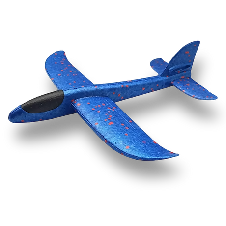 Blue Plane Foam Toy