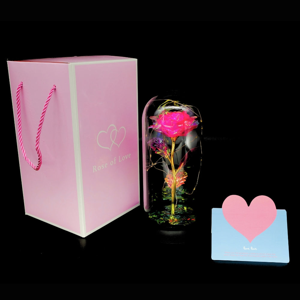 Rose Flower Lamp with box
