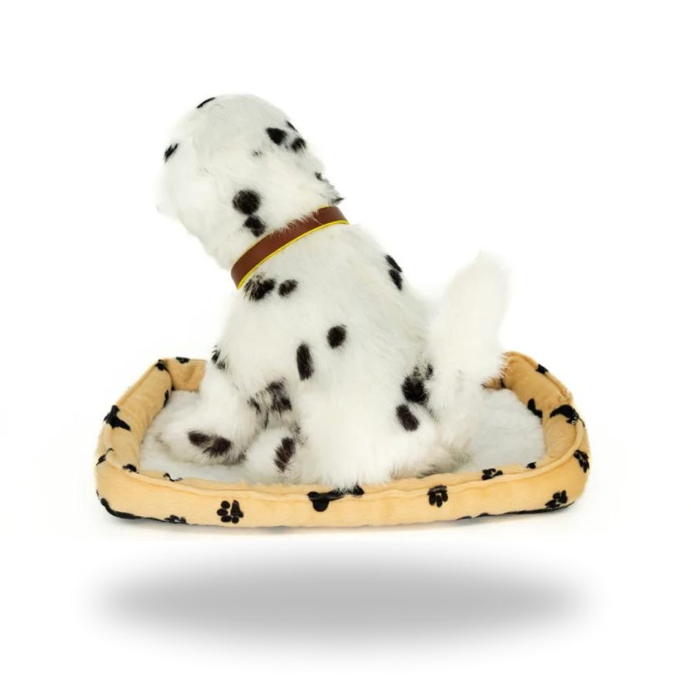 Back view of Sweet Petzzz Dalmatian toy dog.