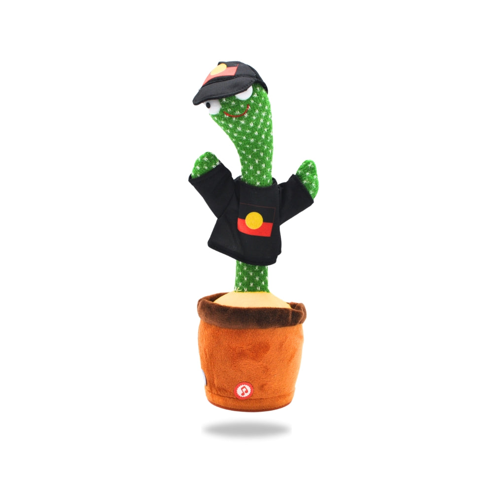 Front view of Dancing Cactus Aboriginal - viral TikTok toy from Teddy & CoFunland
