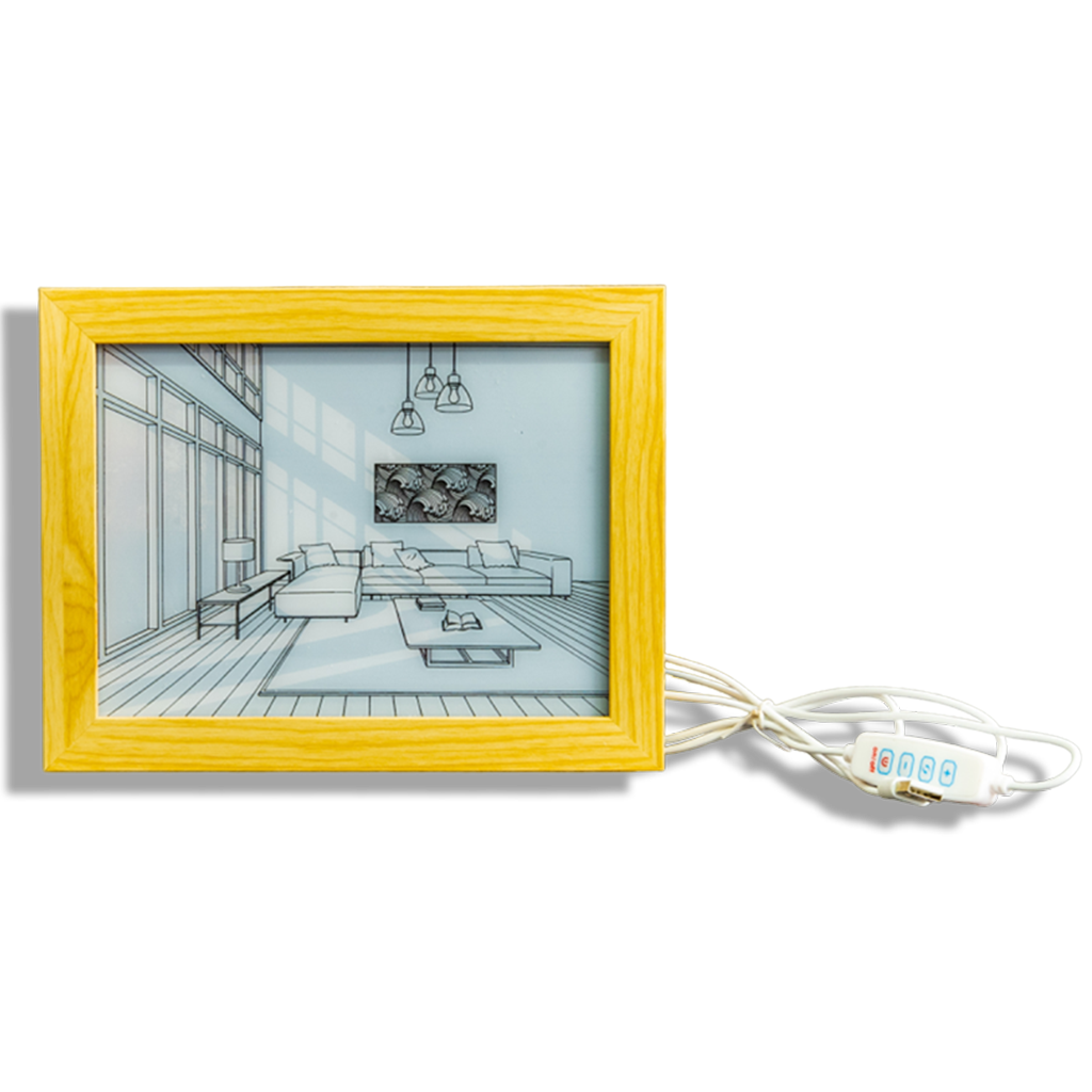 Light Up Picture Frame L Shaped Couch LED Lights