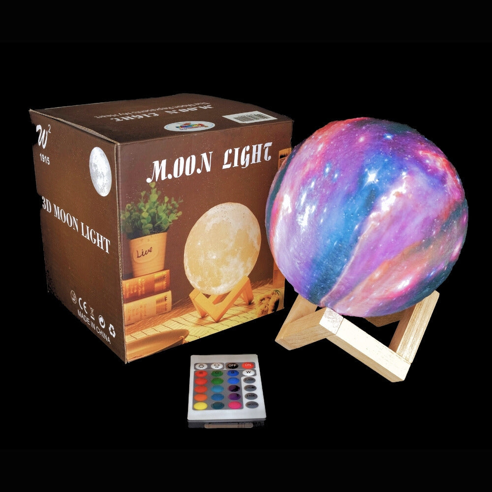 Galaxy Moon Lamp for Home Decor