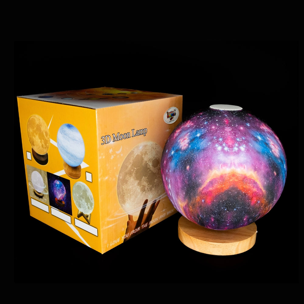 Galaxy Moon Lamp with speaker and bluetooth