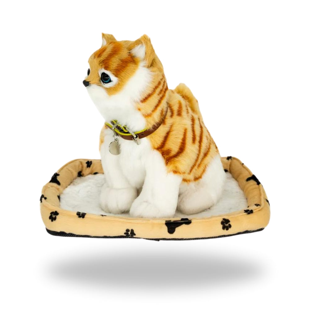 Left side of Sweet Petzzz Ginger Cat toy.