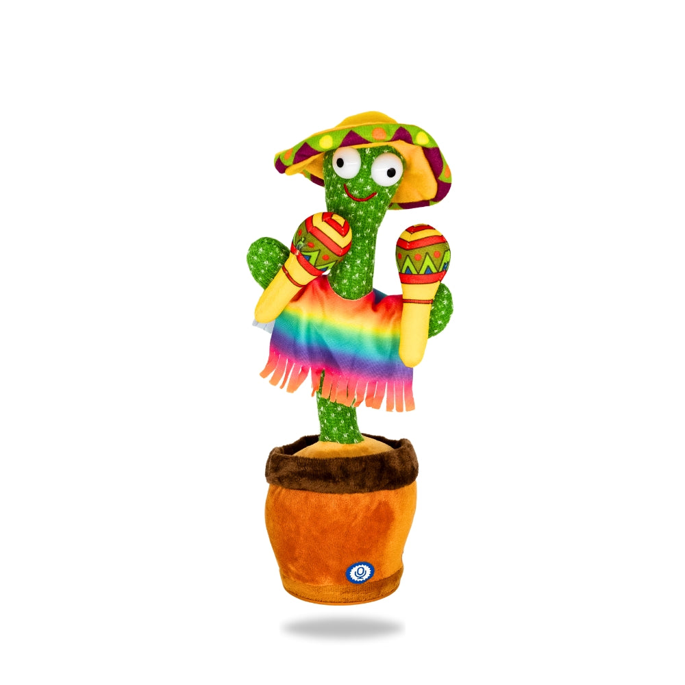 Front view of Dancing Cactus Maracas - viral TikTok toy from Teddy & CoFunland