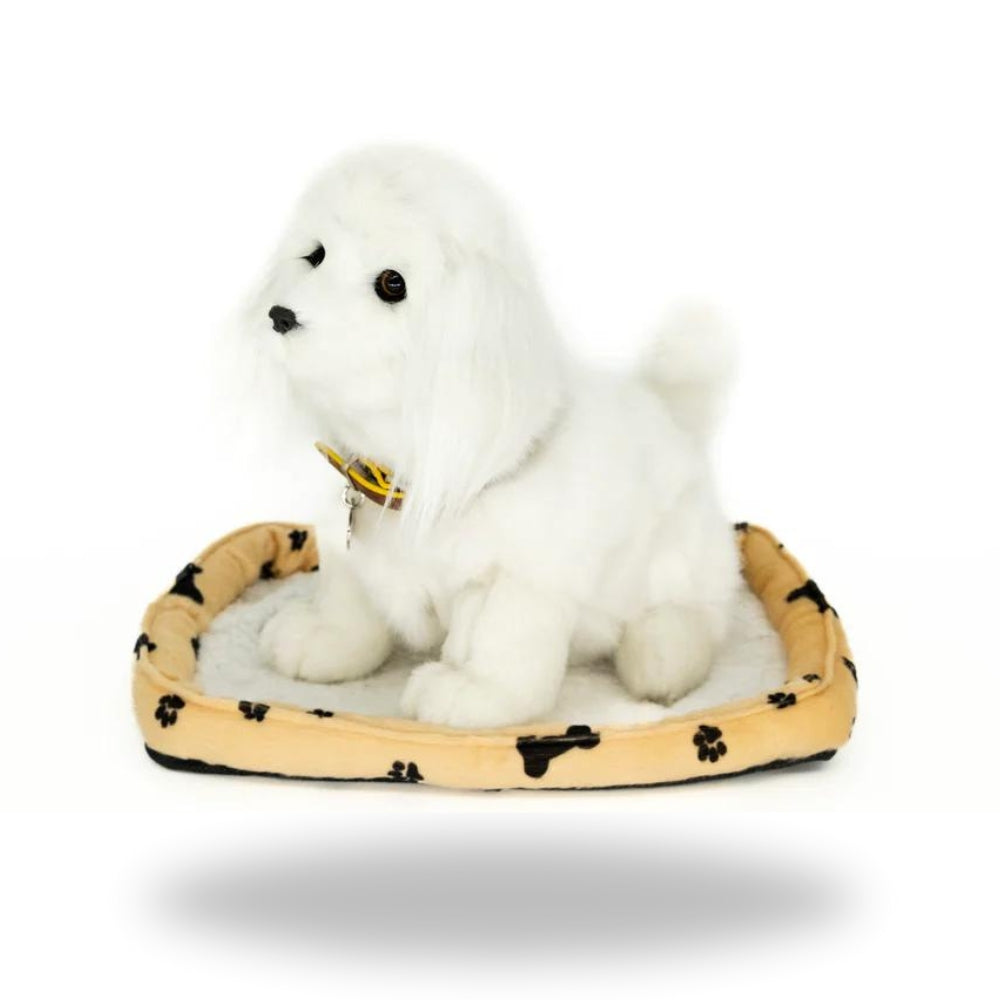 Left side of Sweet Petzzz Poodle toy dog.