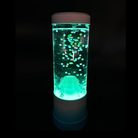 Illuminated Snow Mountain Volcano Light