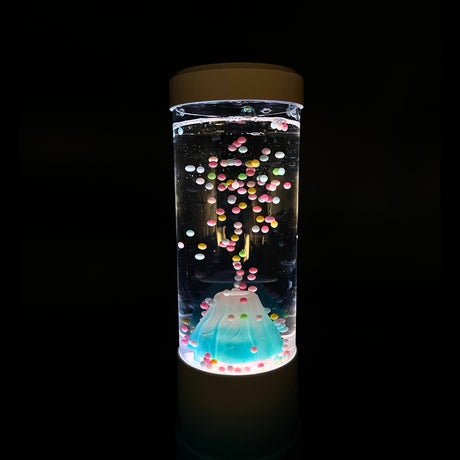 Snow Mountain Volcano Light