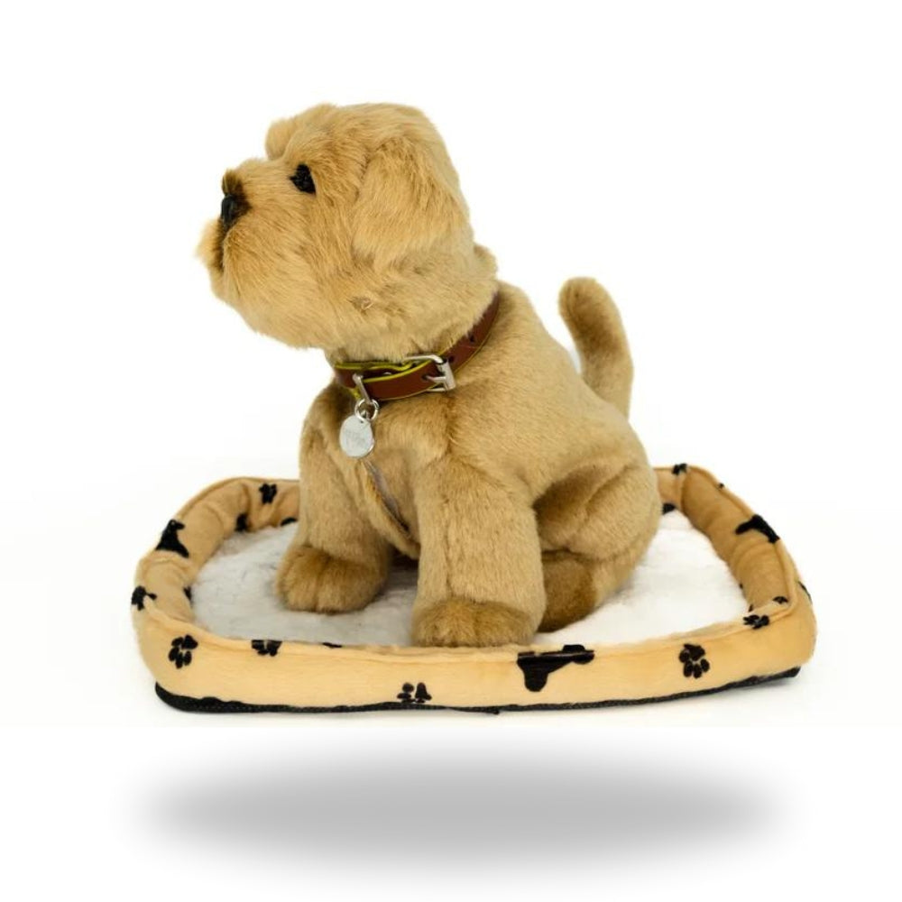 Left side of Sweet Petzzz Staffie Dog toy dog.