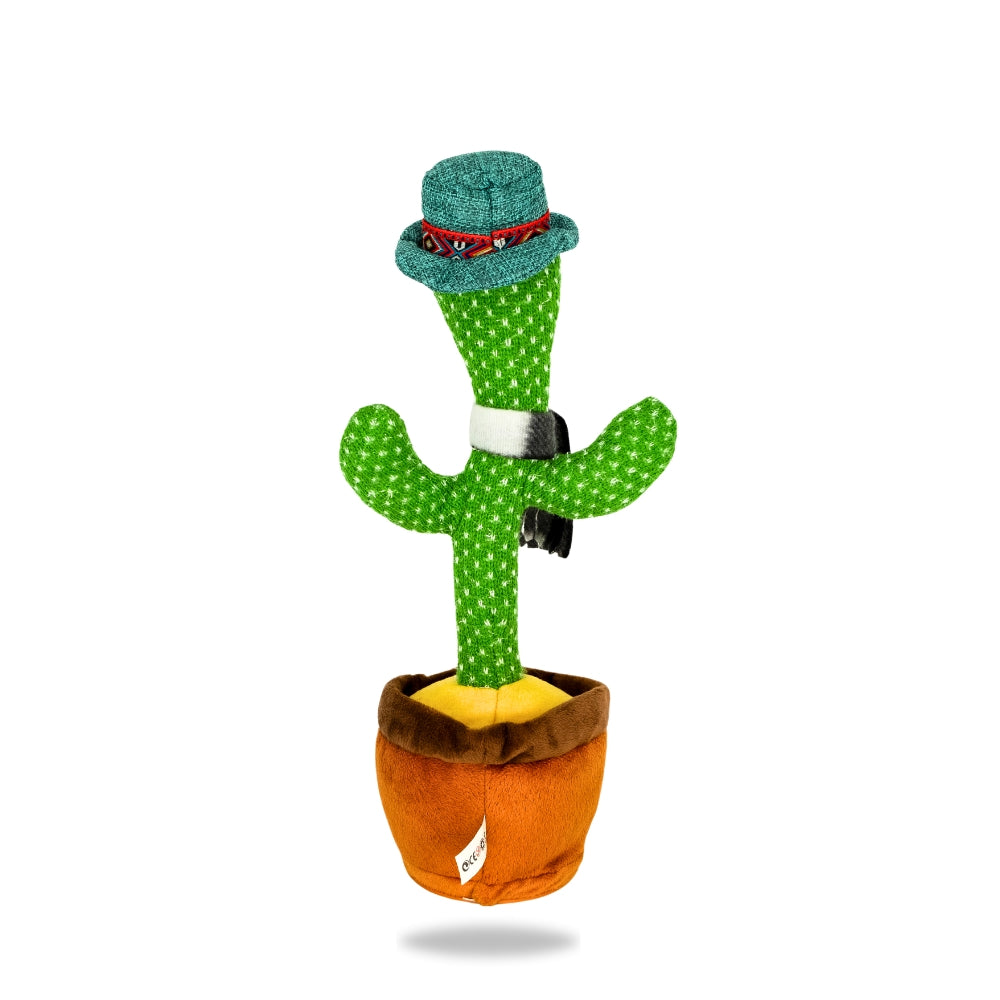 Back view of Dancing Cactus Winter - viral TikTok toy from Teddy & CoFunland
