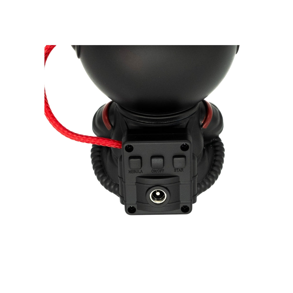 astronaut galaxy projector 360 black guitar zoom on control buttons