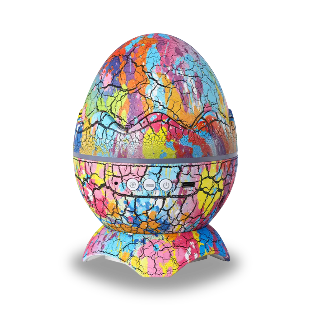dinosaur egg galaxy projector colorful design