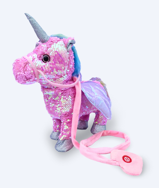 Walking Unicorns - Sequin - Pink