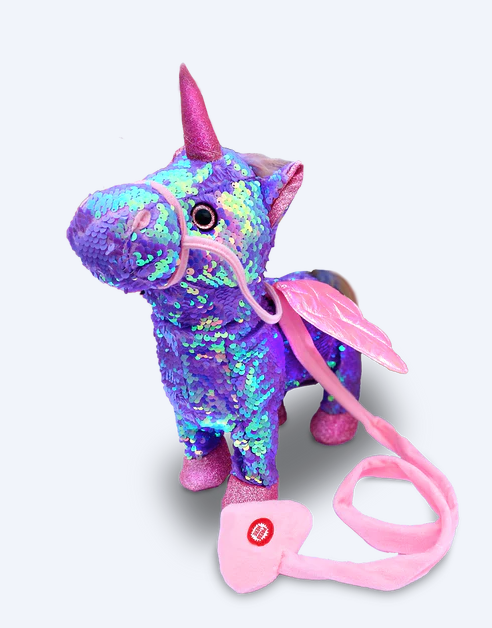 Walking Unicorns - Sequin - Purple