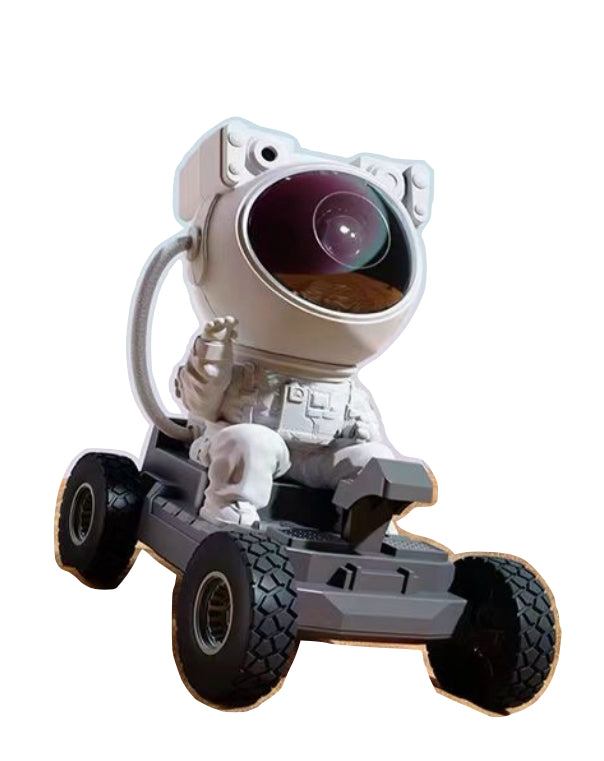 ASTRONAUT DRIVING A ROVER