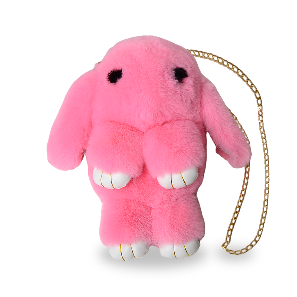 Front view of Bunny Purse Pink for kids at Teddy & CoFunland"