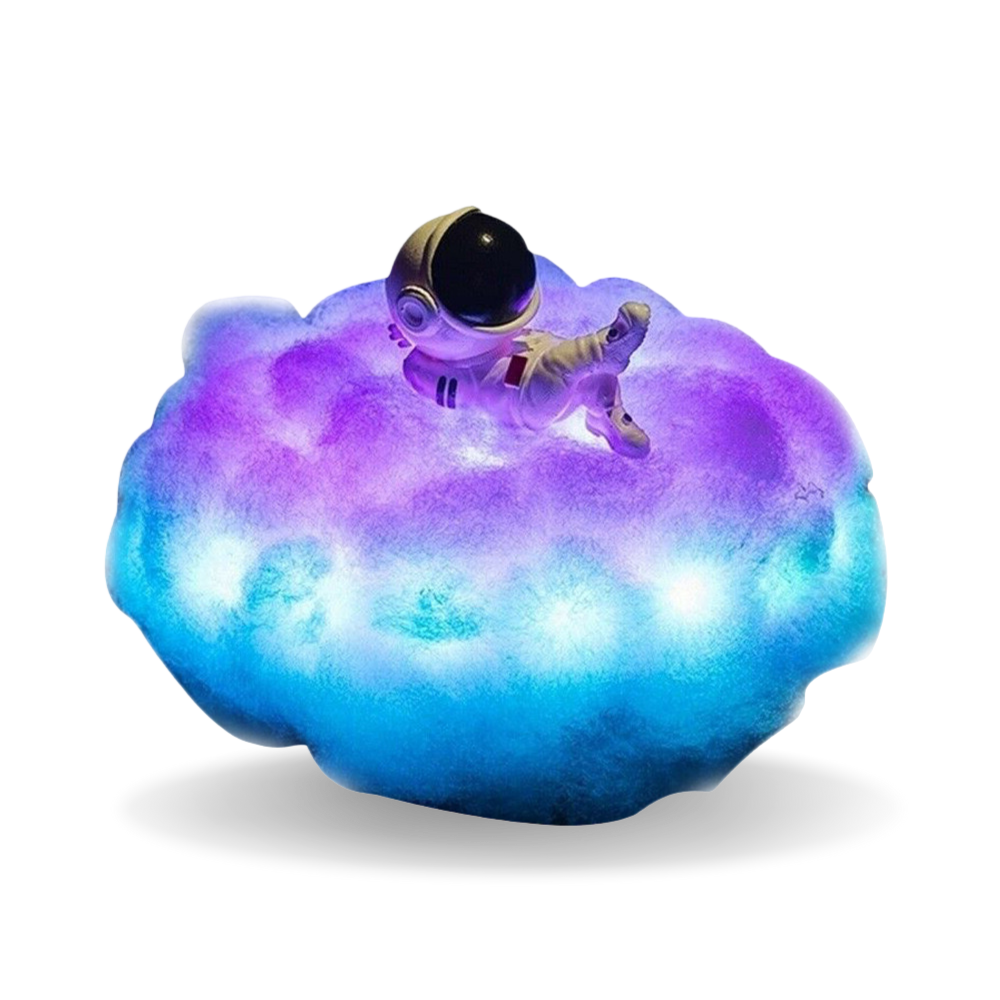 Astronaut Cloud Lamp - Fun Light for Kids