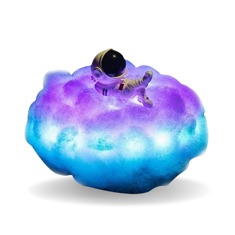 Astronaut Cloud Lamp - Fun Light for Kids
