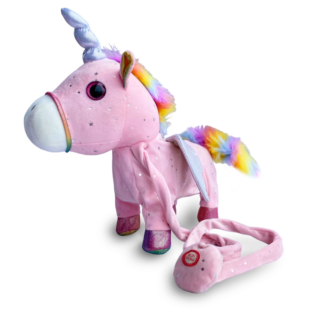 Walking Unicorn Plush Design Pink Teddy & Co FUNLAND!!!