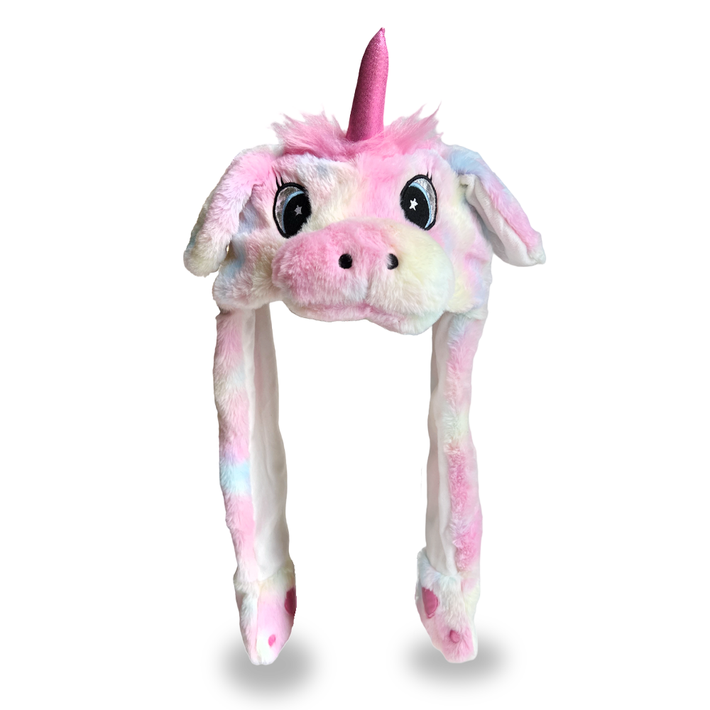 Galaxy Unicorn Bunny Pop Hat - Front View