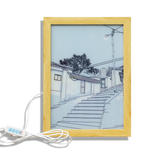 Captivating Light Up Picture Frame featuring Outdoor Steps, available at  Teddy and CoFunland.