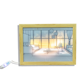 Light Up Picture Frame Beach View LED Lights