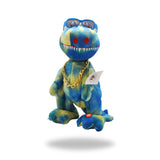 Front view of the Cool Dancing Dinosaur Blue