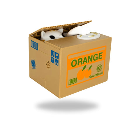 Side view of Cat Money Box for kids at Teddy & CoFunland