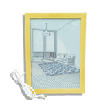 Elegant Light Up Picture Frame featuring Two Vertical Windows, available at Teddy and CoFunland