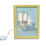 Elegant Light Up Picture Frame featuring Two Vertical Windows, available at Teddy and CoFunland
