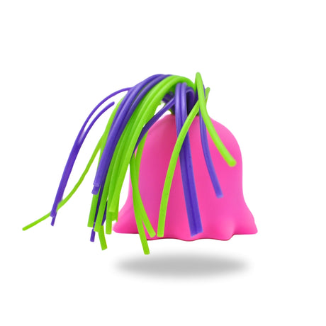 Back view Pink Scream Stretchy Monster