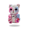 Front view of the Rainbow Dancing Teddy Bear with Baby Bear