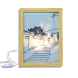 Captivating Light Up Picture Frame featuring Outdoor Steps, available at  Teddy and CoFunland.