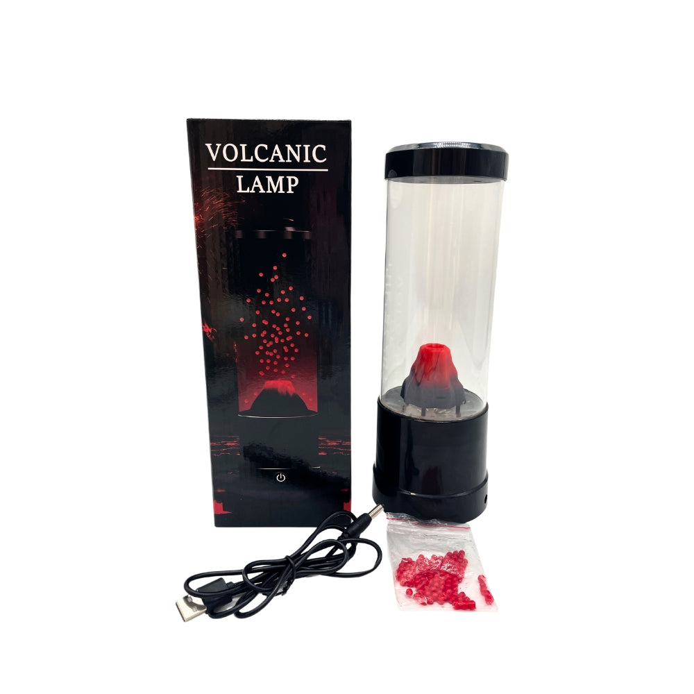 Mesmerizing Lamp Volcano creating a unique ambiance, available at Teddy and CoFunland. set