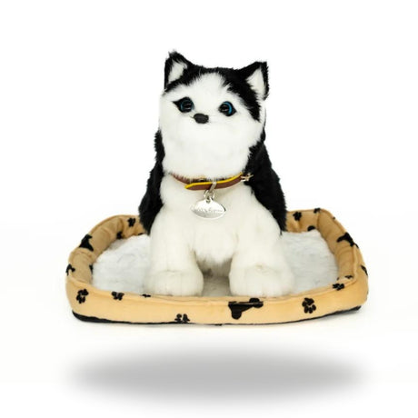 Front view of Sweet Petzzz Black Cat realistic toy.