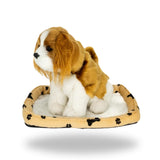 Left side of Sweet Petzzz Cavalier Brown toy dog