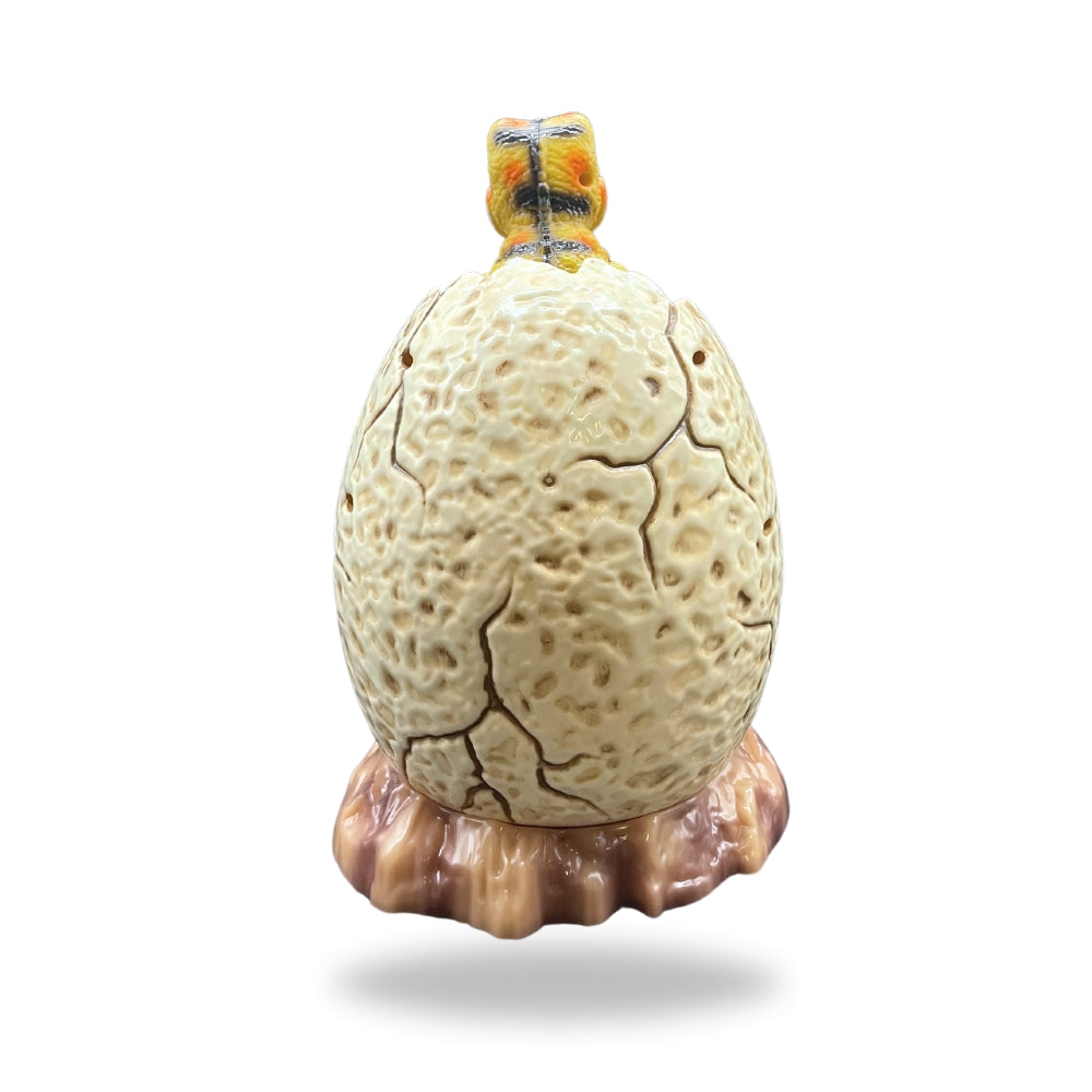 Back View yellow Dinosaur Kids Money Box