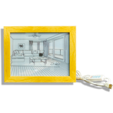 Adorable Light Up Picture Frame featuring a Dog on the Floor, available at Teddy and CoFunland.