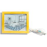 Serene Light Up Picture Frame for bedroom decor, available at Teddy and CoFunland.