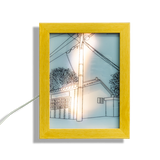 Light Up Picture Frame Outdoor House Night Time LED Lights