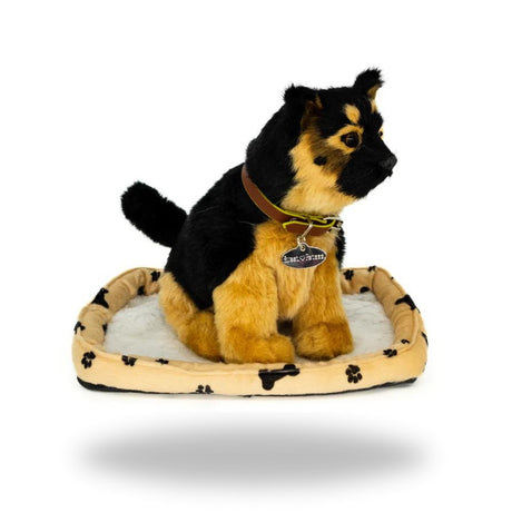Right side of Sweet Petzzz German Shepherd toy dog.