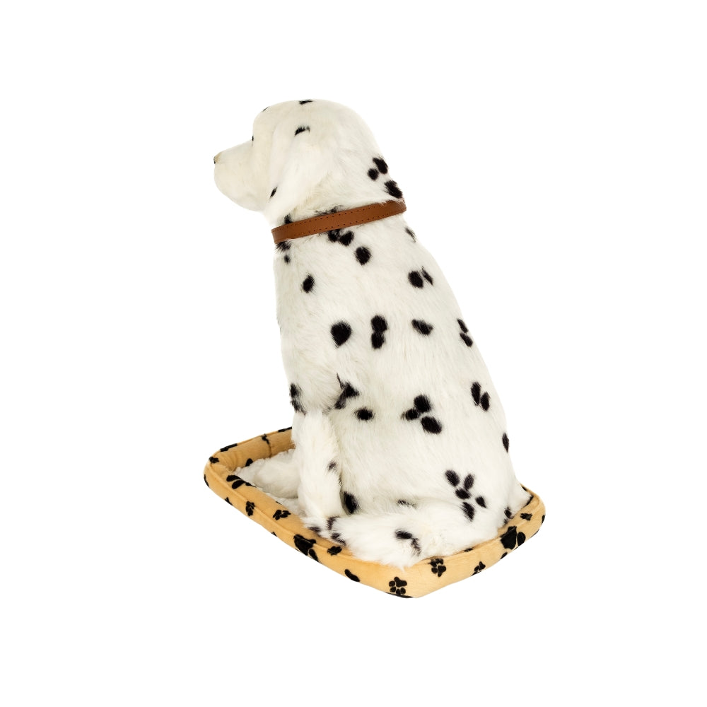 Back view of Sweet Petzzz Giant Dalmatian toy dog.