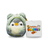 Penguin keyring green - adorable animal character keychain for fans