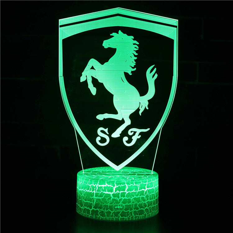 3D Lamps - Ferrari Logo