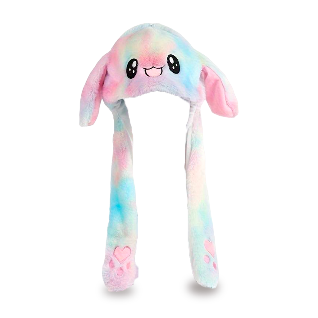 Light Rainbow Bunny Bunny Pop Hat - Front View